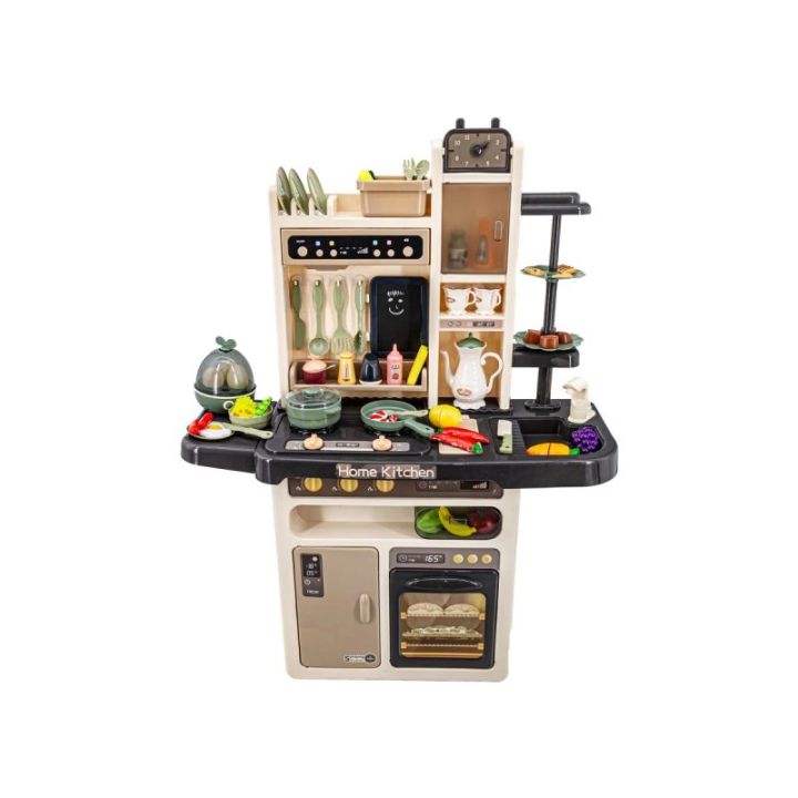 Multifunkcyjna Kuchnia Z Jajowarem - Para I Dźwięk BEŻOWO-SZARA