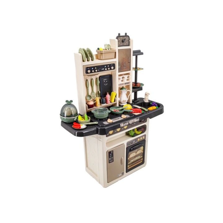 Multifunkcyjna Kuchnia Z Jajowarem - Para I Dźwięk BEŻOWO-SZARA