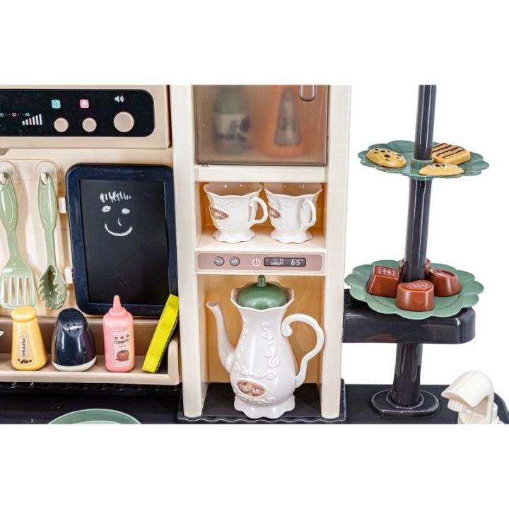 Multifunkcyjna Kuchnia Z Jajowarem - Para I Dźwięk BEŻOWO-SZARA