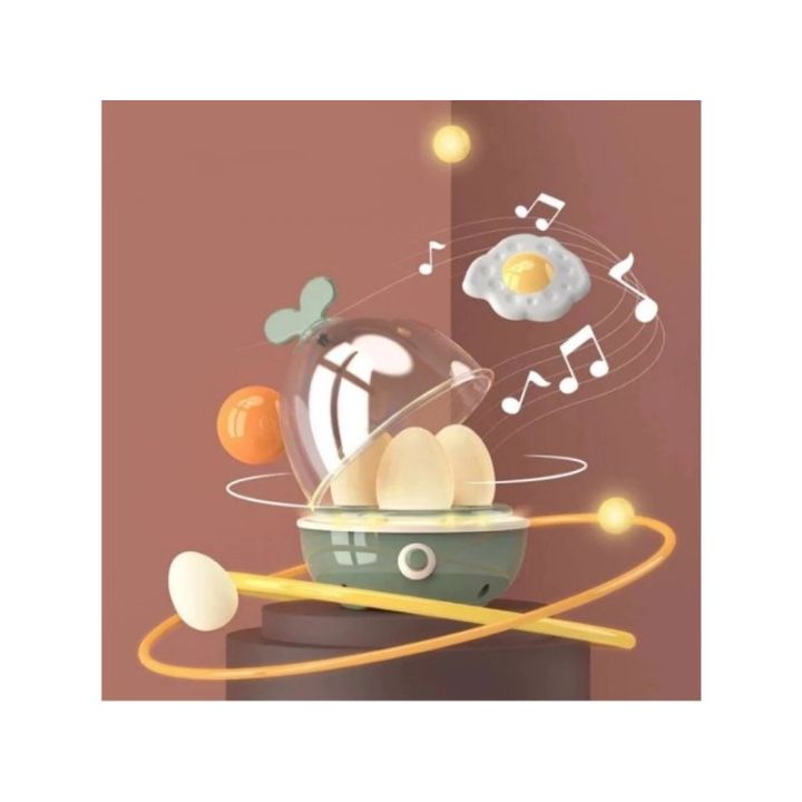 Multifunkcyjna Kuchnia Z Jajowarem - Para I Dźwięk BEŻOWO-SZARA