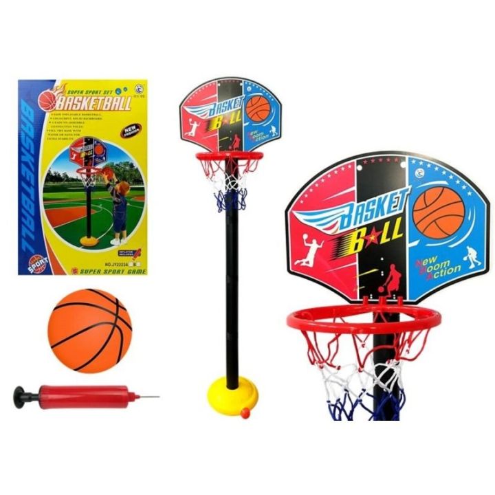 Zestaw Do Gry W Koszykówkę Kosz + Piłka I Pompka Koszykówka