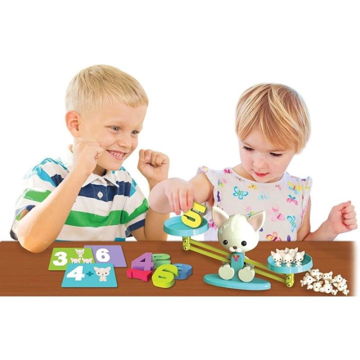 Gra Nauka Liczenia - Równoważnia Waga Szalkowa Pies + Szczenięta - Puppy Up