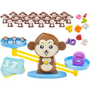 Gra Nauka Liczenia - Równoważnia Waga Szalkowa Małpka - Monkey Balance