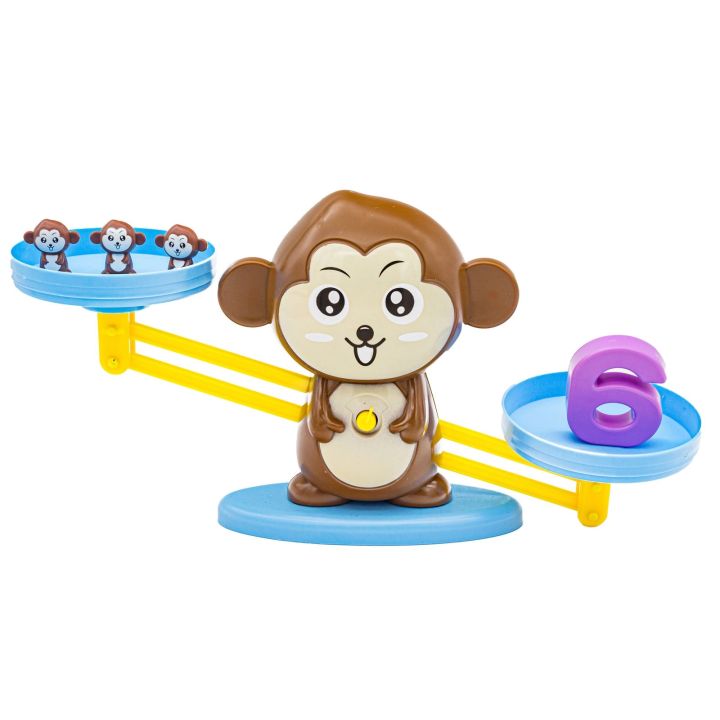 Gra Nauka Liczenia - Równoważnia Waga Szalkowa Małpka - Monkey Balance