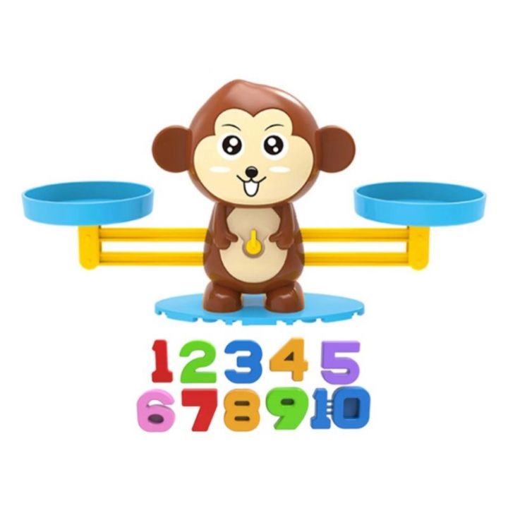 Gra Nauka Liczenia - Równoważnia Waga Szalkowa Małpka - Monkey Balance