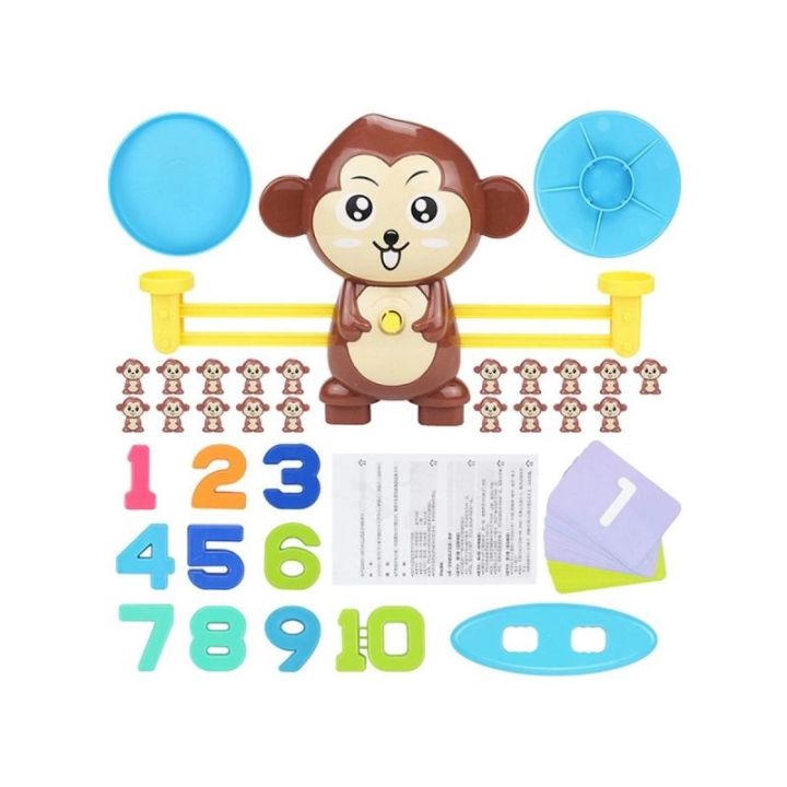Gra Nauka Liczenia - Równoważnia Waga Szalkowa Małpka - Monkey Balance