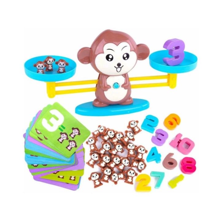 Gra Nauka Liczenia - Równoważnia Waga Szalkowa Małpka - Monkey Balance