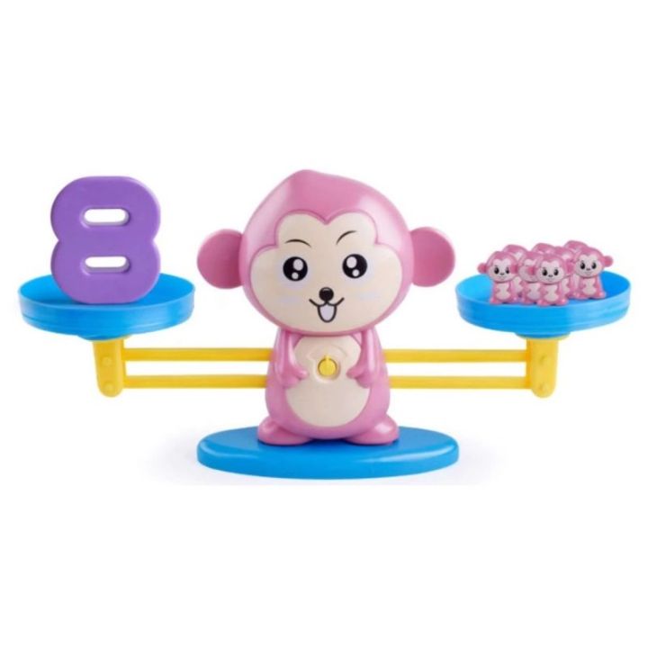 Gra Nauka Liczenia - Równoważnia Waga Szalkowa Małpka - Monkey Balance