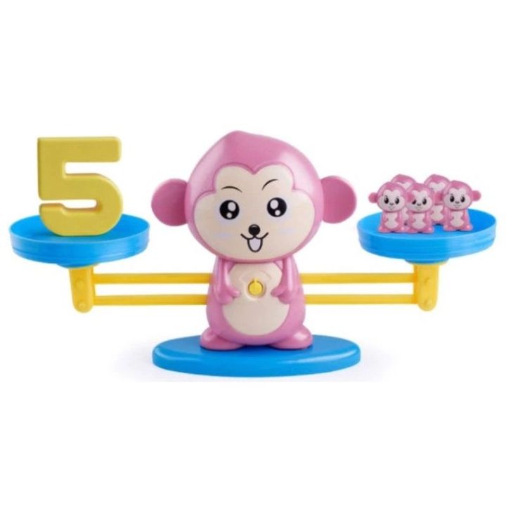 Gra Nauka Liczenia - Równoważnia Waga Szalkowa Małpka - Monkey Balance