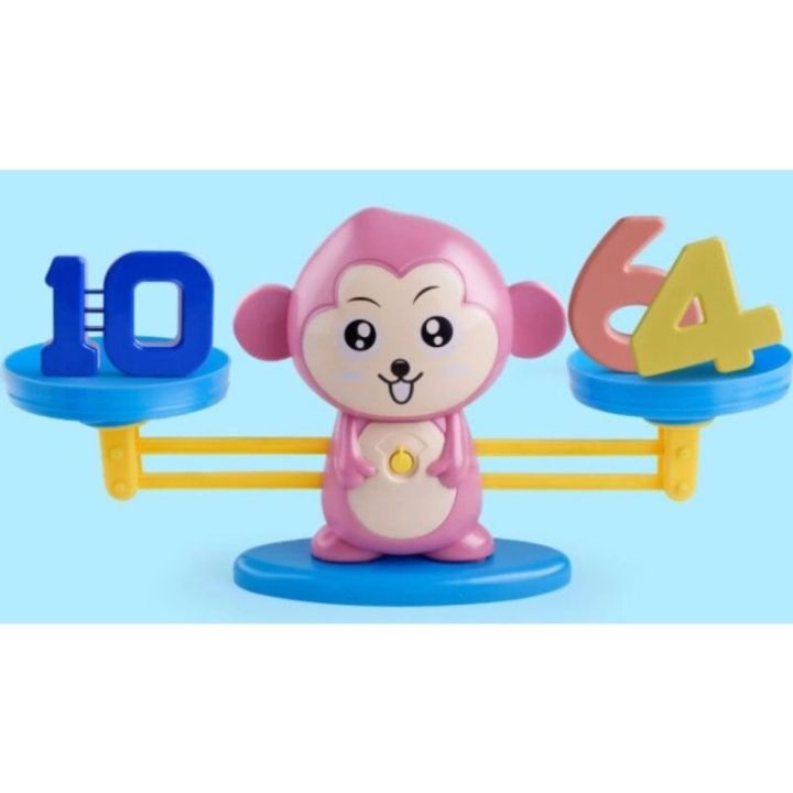 Gra Nauka Liczenia - Równoważnia Waga Szalkowa Małpka - Monkey Balance