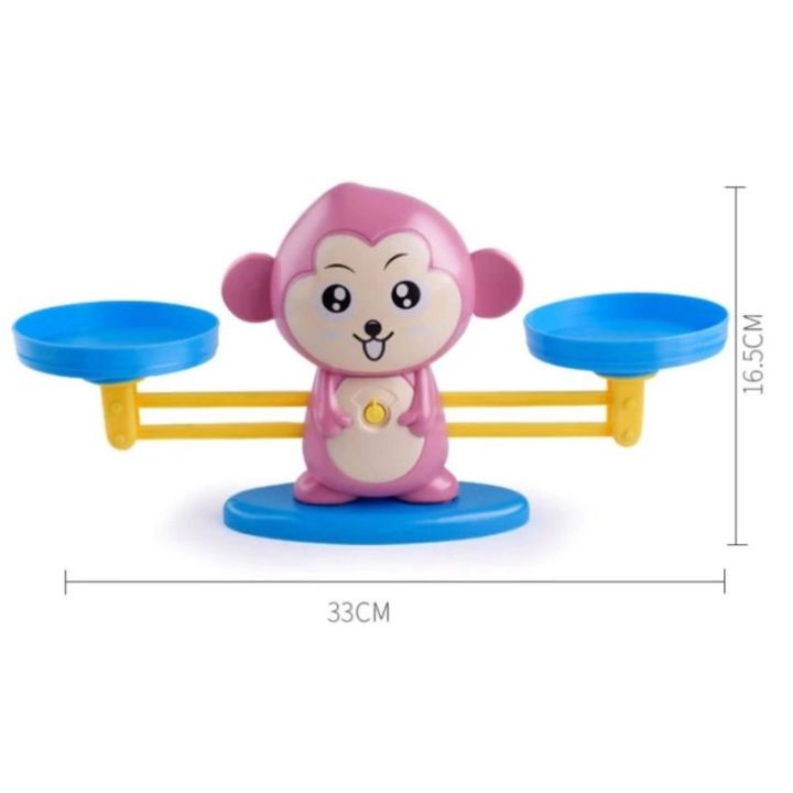 Gra Nauka Liczenia - Równoważnia Waga Szalkowa Małpka - Monkey Balance