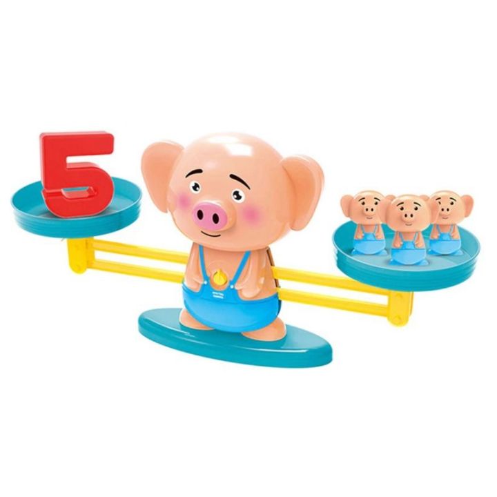 Gra Nauka Liczenia - Równoważnia Waga Szalkowa Świnka - Piggy Balance