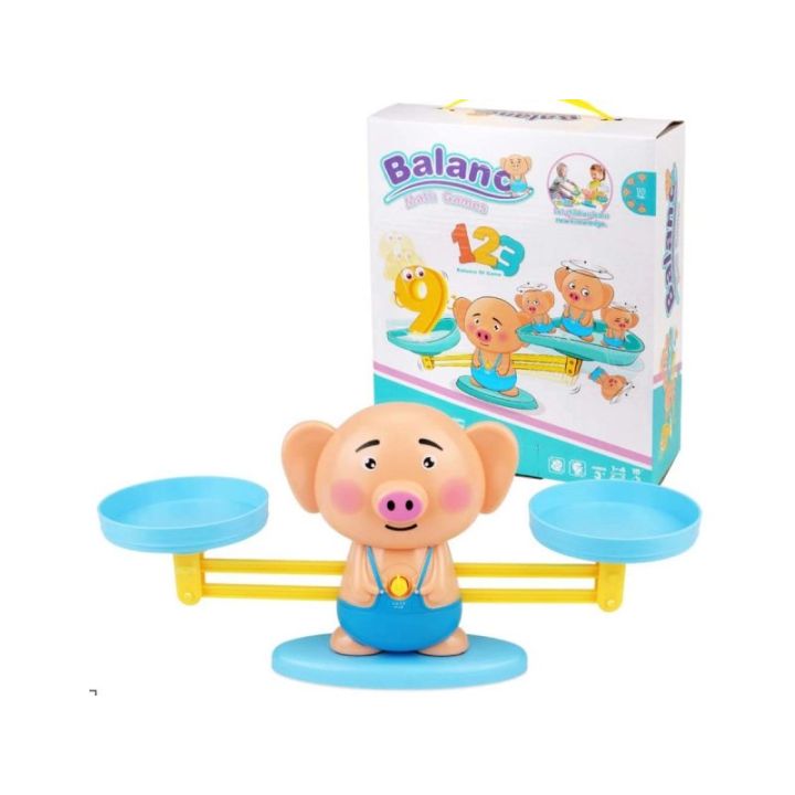 Gra Nauka Liczenia - Równoważnia Waga Szalkowa Świnka - Piggy Balance
