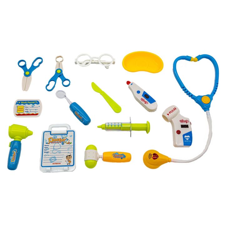 Wózek Lekarski Z Akcesoriami, Zestaw Doktora Czerwony