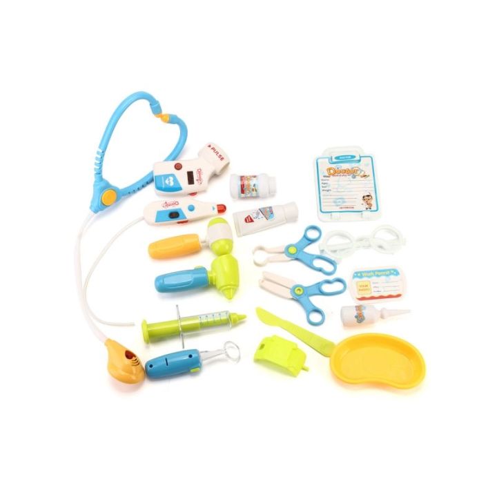 Wózek Lekarski Z Akcesoriami, Zestaw Doktora Czerwony