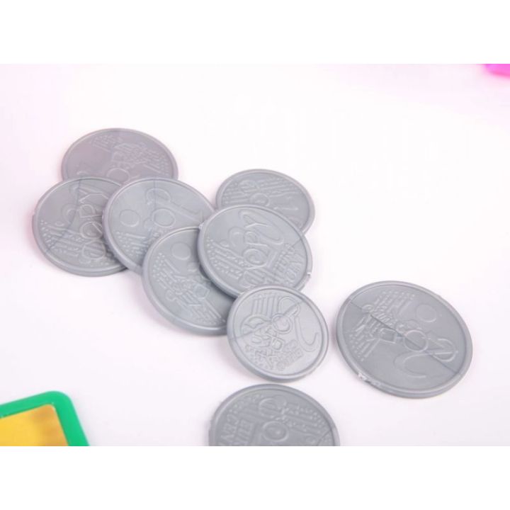 Kasa Sklepowa Biało-Różowa dla Dzieci Edukacyjna – Kalkulator, mikrofon i akcesoria | Zabawa w sklep pełna emocji