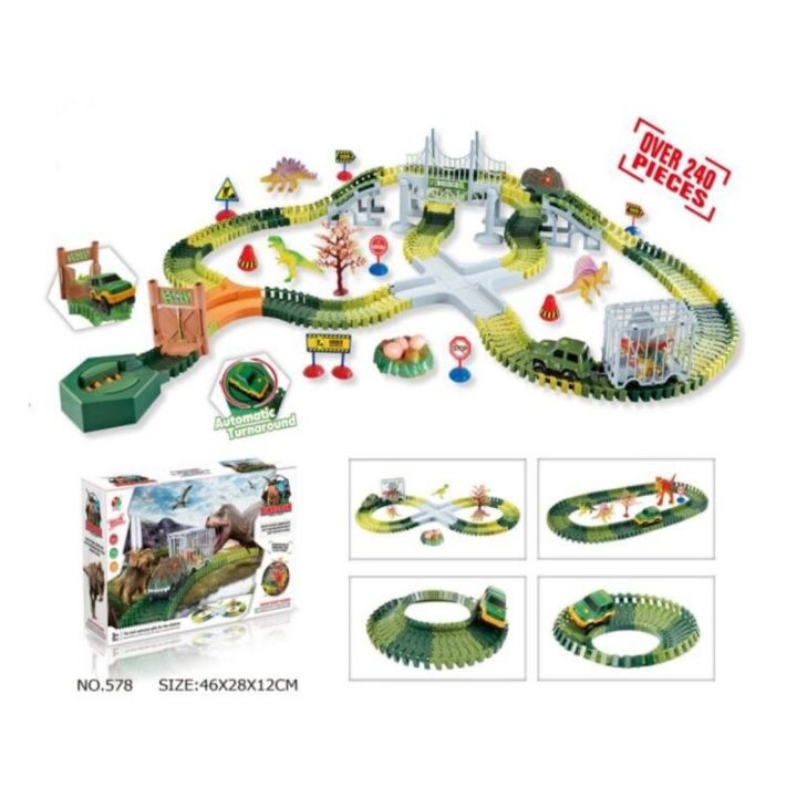 Duży Tor Samochodowy Wyścigowy - Park Dinozaurów 240 El