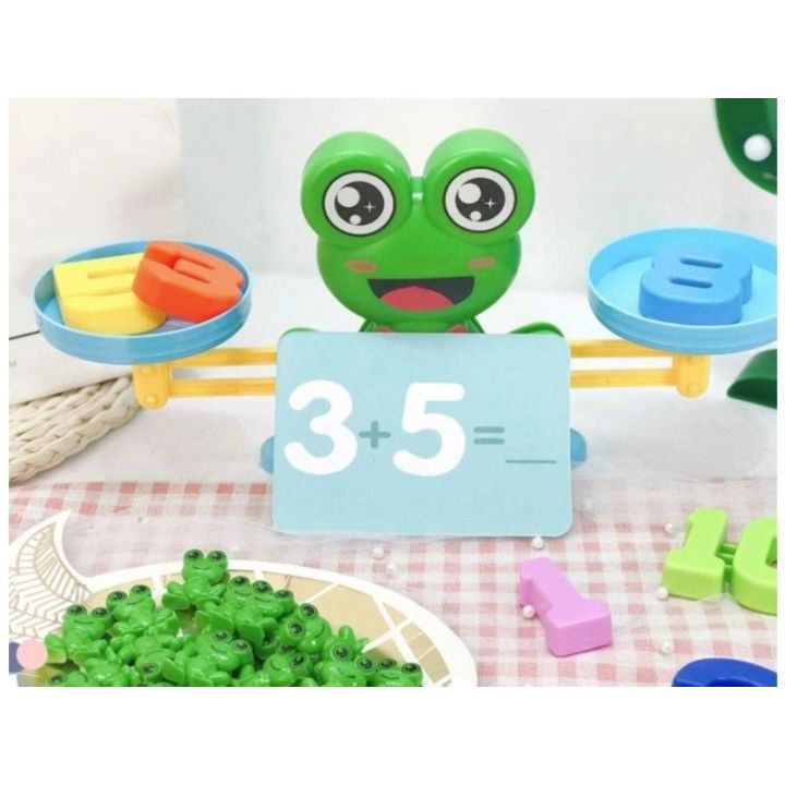 Gra Nauka Liczenia - Równoważnia Waga Szalkowa Żaba - Frog Balance