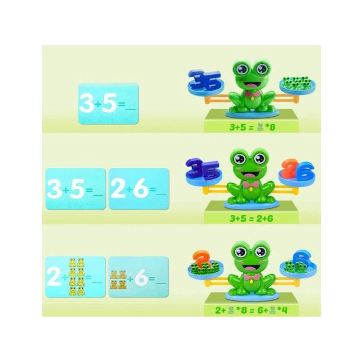 Gra Nauka Liczenia - Równoważnia Waga Szalkowa Żaba - Frog Balance