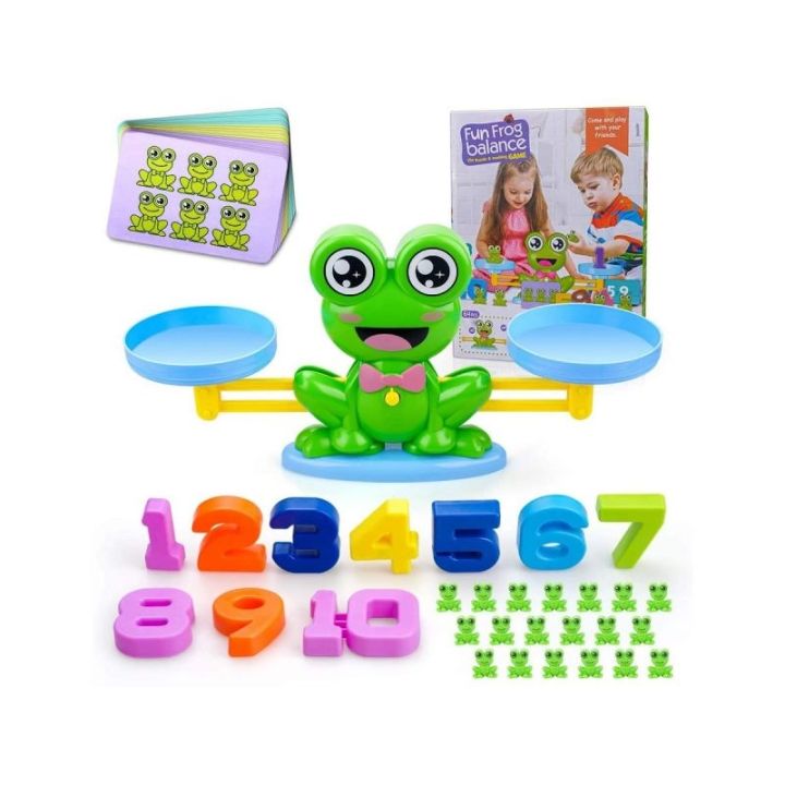 Gra Nauka Liczenia - Równoważnia Waga Szalkowa Żaba - Frog Balance