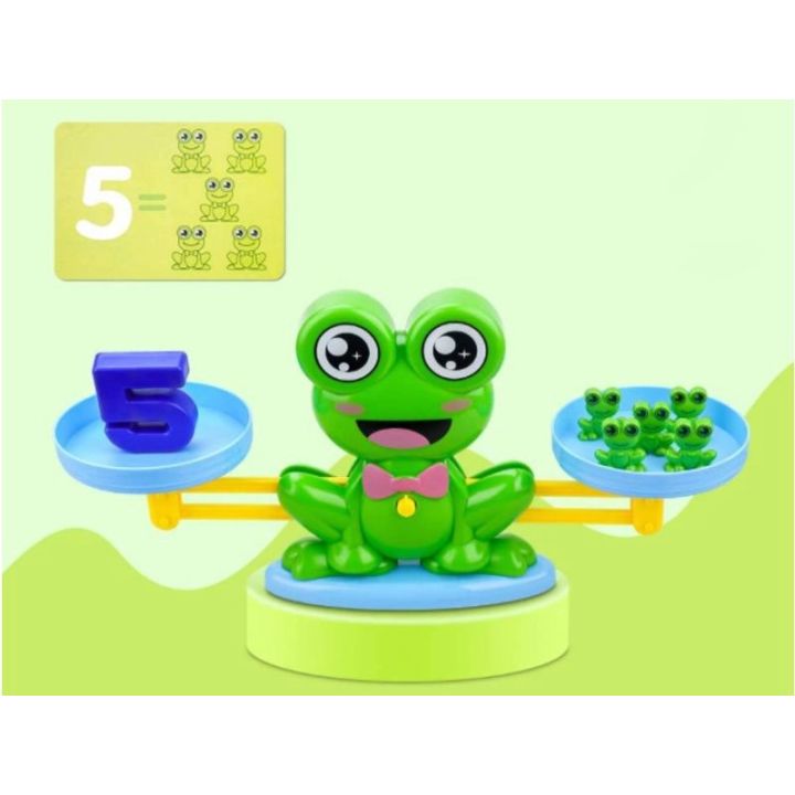 Gra Nauka Liczenia - Równoważnia Waga Szalkowa Żaba - Frog Balance