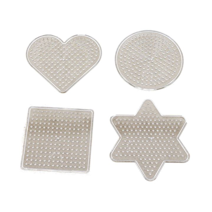 Szablon Do Prasowanek, Podstawka 4 Wzory, Kształty, KOŁO KWADRAT SERCE GWIAZDKA Prasowanka Koraliki Do Prasowania