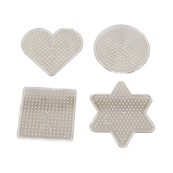 Szablon Do Prasowanek, Podstawka 4 Wzory, Kształty, KOŁO KWADRAT SERCE GWIAZDKA Prasowanka Koraliki Do Prasowania