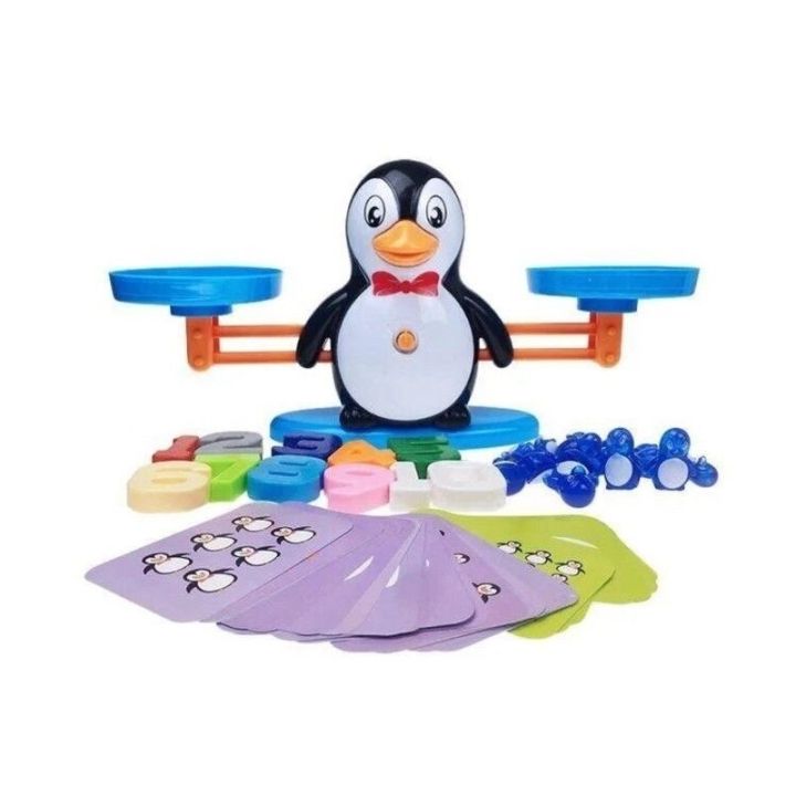 Gra Nauka Liczenia - Równoważnia Waga Szalkowa Pingwin - Counting Penguins