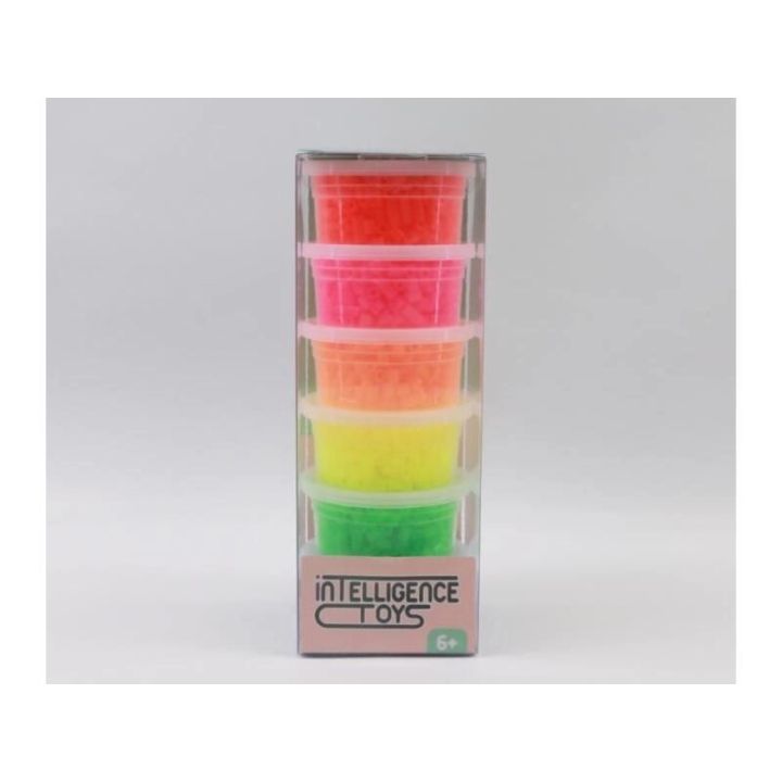 Koraliki Do Prasowania 3000szt, Prasowanki, Do Prasowanek, 6 Kolorów, Zapas - FLUORESCENCYJNE MIX Kolorów