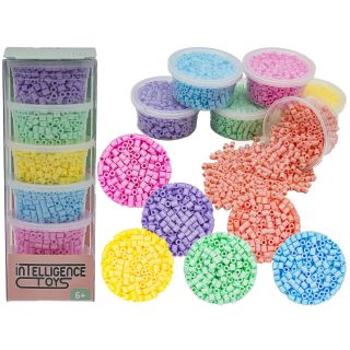 Koraliki Do Prasowania 3000szt, Prasowanki, Do Prasowanek, 6 Kolorów, Zapas PASTELOWE KOLORY MIX