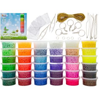 Koraliki Do Prasowania, Prasowanki 18000szt , Prasowanka, Koraliki Uzupełniające Do Prasowanek, 36 Kolorów, Uzupełniacz, Zapas