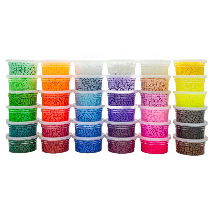 Koraliki Do Prasowania, Prasowanki 18000szt , Prasowanka, Koraliki Uzupełniające Do Prasowanek, 36 Kolorów, Uzupełniacz, Zapas