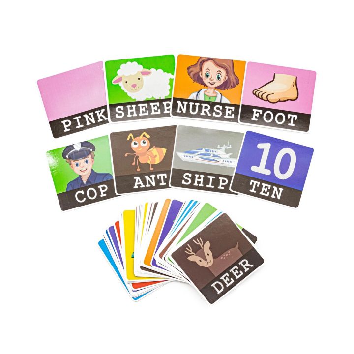 Edukacyjna Gra Słów, Dopasuj Literki, Nauka Języka Angielskiego 120 Kart