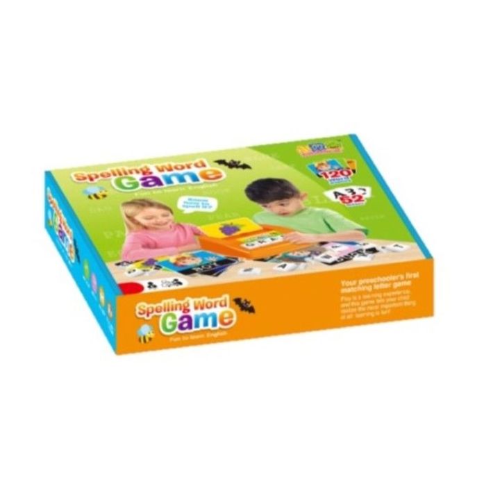 Edukacyjna Gra Słów, Dopasuj Literki, Nauka Języka Angielskiego 120 Kart