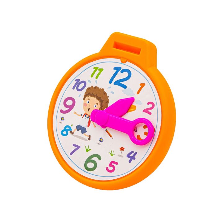 Zegar Do Nauki Godzin + 30 Kart Puzzle Edukacyjna Gra Nauka Godzin