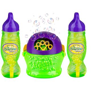 Automatyczna maszynka do baniek mydlanych dla dzieci + 2 uzupełniacze płynu