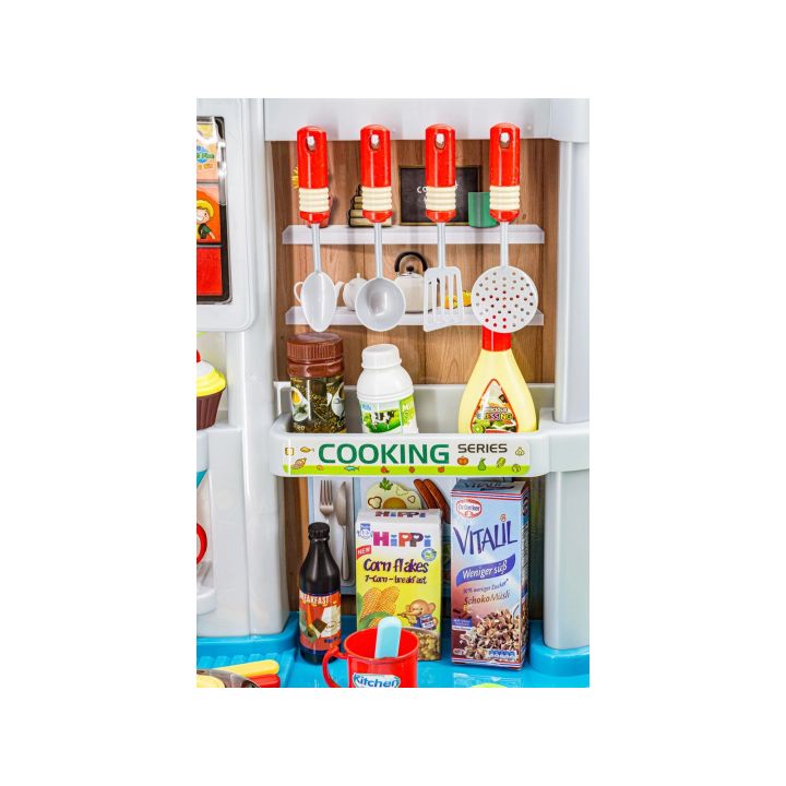 Multifunkcyjna Kuchnia Z Płytą Gazową I Panelem Dotykowym Niebieska