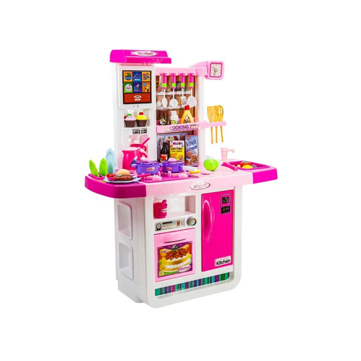 Multifunkcyjna Kuchnia Z Płytą Gazową I Panelem Dotykowym Różowa