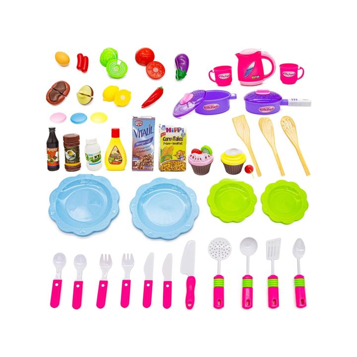 Multifunkcyjna Kuchnia Z Płytą Gazową I Panelem Dotykowym Różowa