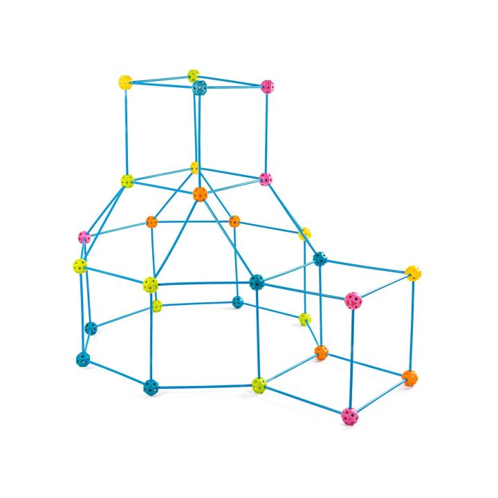 Namiot Baza Fort Słomki Konstrukcyjne, Klocki, Patyczki  ok. 118 Elementów