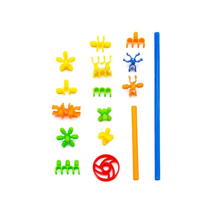 Słomki Konstrukcyjne, Klocki Edukacyjne, Patyczki 1000 Elementów