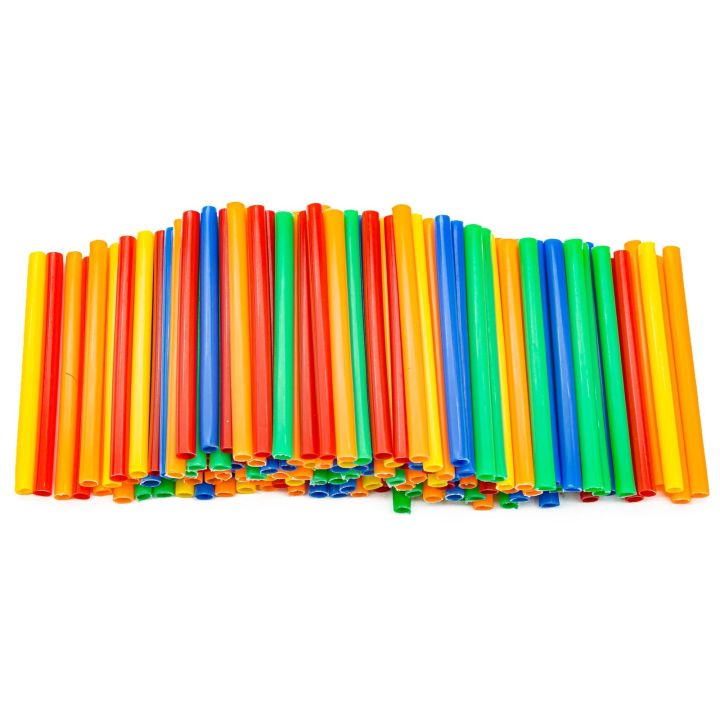 Słomki Konstrukcyjne, Klocki , Patyczki 1000 El, Kuferek, Świecące W Ciemności Nowa Wersja 3D