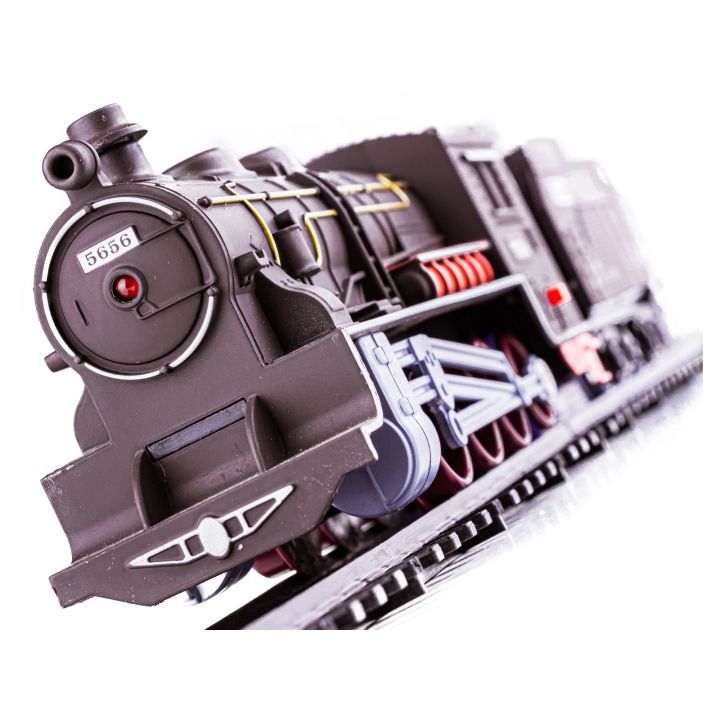 Bardzo duża Kolejka Elektryczna FENFA 1601A – tory 325 cm, 7 wagonów, światło i dźwięk (skala 1:87)