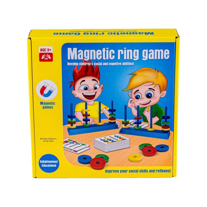 Gra Logiczna, Zręcznościowa - Magnetyczne Obręcze