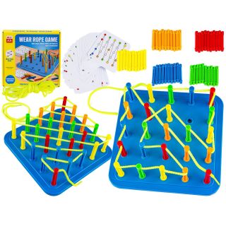 Edukacyjna Gra Zręcznościowa - Zawiąż Linę  Nawlec Nitkę