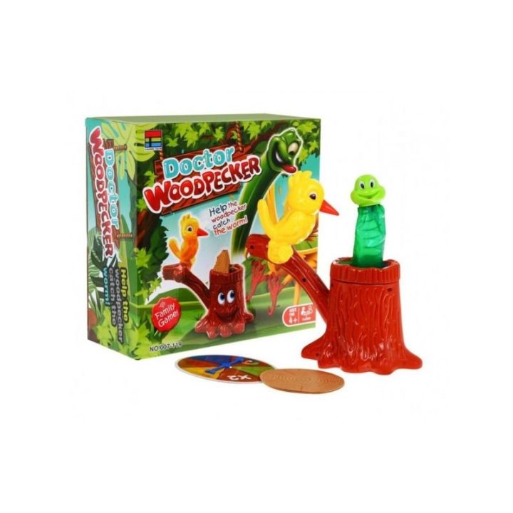 Gra Doktor Dzięcioł I Szalony Robaczek Złap Robaka