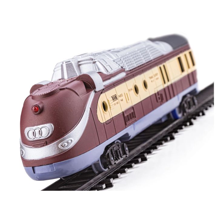 Realistyczna Kolejka Elektryczna FENFA 1601B – tory 325 cm, 6 wagonów, światło i dźwięk (skala 1:87)