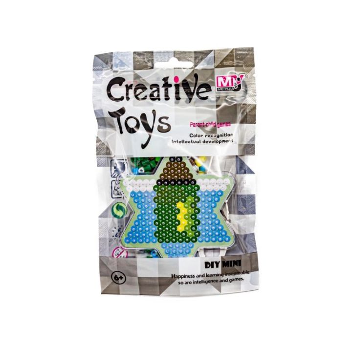 Koraliki do prasowania, Prasowanka, Szablon, Saszetka KAKTUS, KREDKA