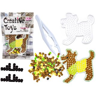 Koraliki do prasowania, Prasowanka, Szablon, Saszetka PIES, PIESEK W KOSZULCE