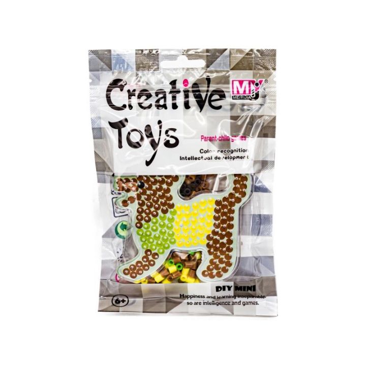 Koraliki do prasowania, Prasowanka, Szablon, Saszetka PIES, PIESEK W KOSZULCE